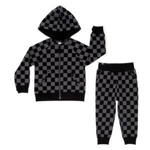 Monochrome Checks Set🩶🖤